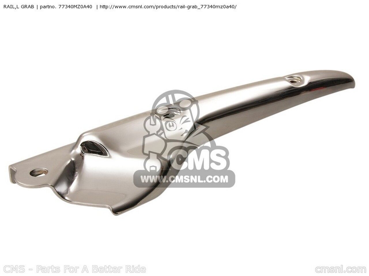 CMS シーエムエス RAIL，L GRAB GL1500C VALKYRIE 2000 Y AUSTRALIA / RBM AUSTRIA CANADA ENGLAND EUROPEAN DIRECT SALES FRANCE GERMANY SWITZERLAND USA 2001 1 KPH KMH MKH CMF 2002 2 2003 3 GL1500CD GL1500CT WIN TOURER HONDA ホンダ 外装