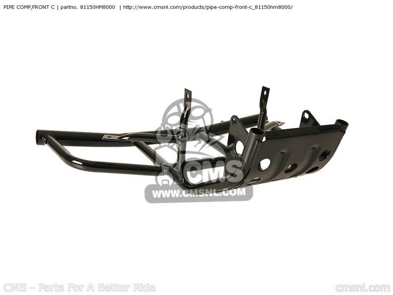 CMS シーエムエス PIPE COMP，FRONT C TRX250 RECON 2001 1 USA EXCEPT CALIFORNIA TRX250TM FOURTRAX 2003 3 AUSTRALIA / REF CANADA 2004 4 EC HONDA ホンダ リアキャリア 外装