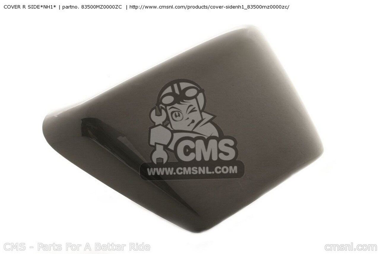 CMS シーエムエス COVER R SIDE*NH1* GL1500C VALKYRIE 2000 Y AUSTRALIA / RBM AUSTRIA CANADA ENGLAND EUROPEAN DIRECT SALES FRANCE GERMANY SWITZERLAND USA 2001 1 KPH KMH MKH CMF 2002 2 2003 3 GL1500CD GL1500CF INTERSTATE GL1500CT WIN TOURER HONDA ホンダ 外装