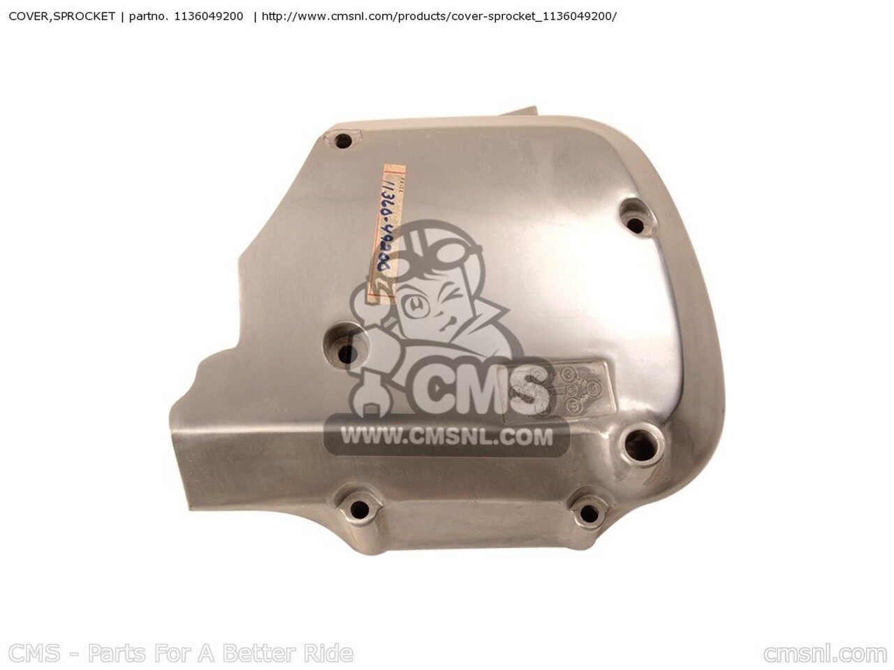 CMS �������२�� (11360-49201) COVER��SPROCKET GS1100E 1980 T USA E03 1981 X GS1100LT GS750E GS750L SUZUKI ������ ����¾���󥸥󥫥С� ���󥸥�ѡ��� ���󥸥�