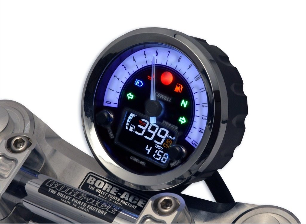 楽天市場】acewell スピードメーター バイクの通販