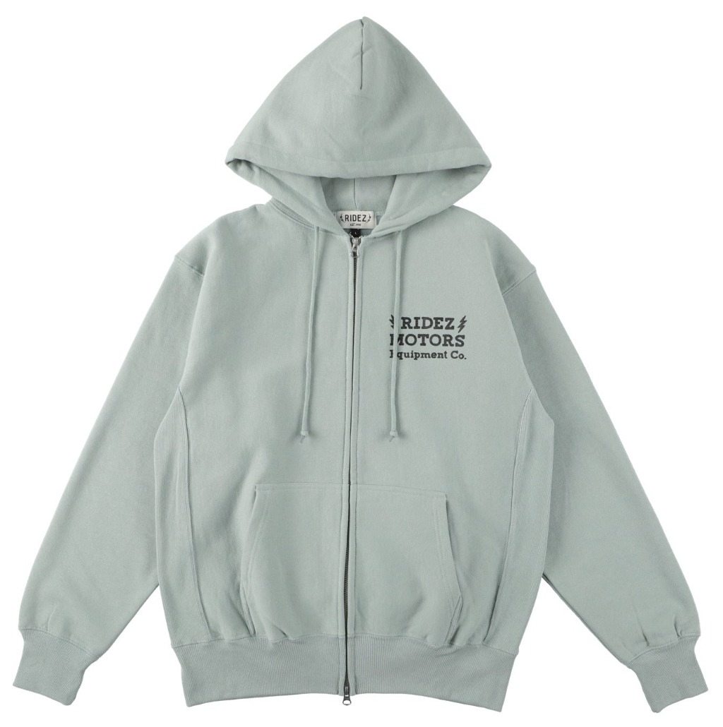 RIDEZ ライズ MOTORSCAT ZIP PARKA 12oz キャット ジップパーカー カジュアルパーカー・フーディー・スウェット アパレル