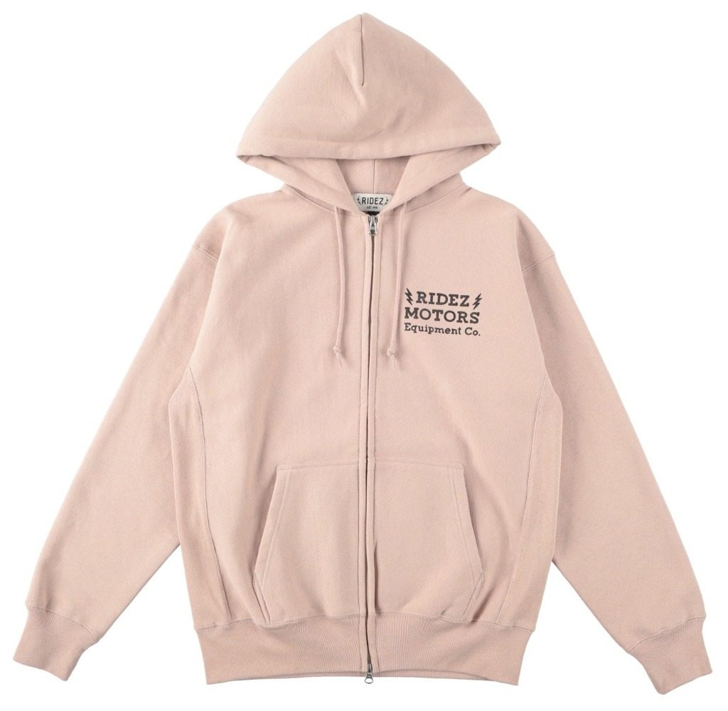 RIDEZ ライズ MOTORSCAT ZIP PARKA 12oz キャット ジップパーカー カジュアルパーカー・フーディー・ス..