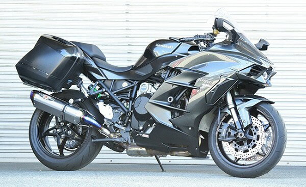 BEET ビート NASSERT (ナサート) Evolution TypeII スリップオンマフラー Ninja H2 SX KAWASAKI カワサキ マフラー サイレンサーカラー：メタルブラック