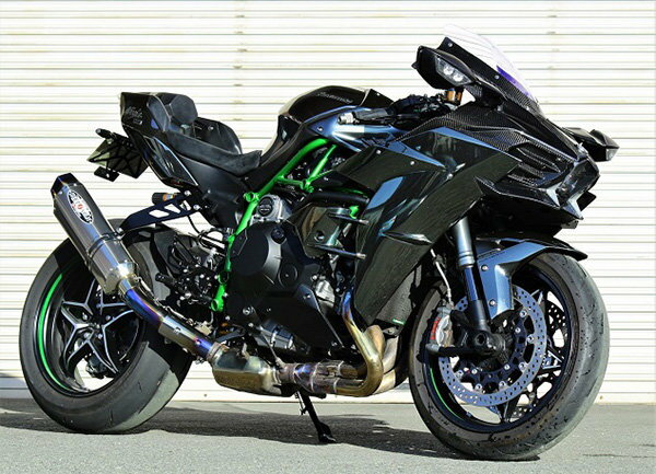 BEET ビート NASSERT (ナサート) Evolution TypeII スリップオンマフラー Ninja H2 KAWASAKI カワサキ KAWASAKI カワサキ サイレンサーカラー：メタルブラック