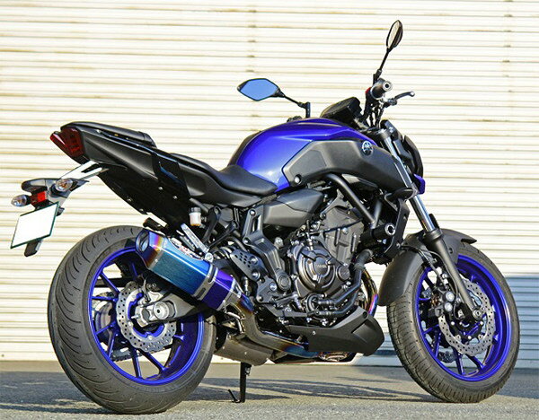 401 cc 〜750 cc  - BEET ビート NASSERT(ナサート) Evolution TypeII フルエキゾーストマフラー MT-07 YAMAHA ヤマハ マフラー サイレンサータイプ：クリアチタン