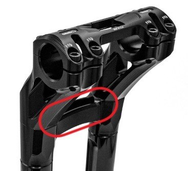 Roland Sands Design ローランドサンズデザイン Sector プルバックライザー HARLEY-DAVIDSON ハーレーダビッドソン ハンドルポスト・ハンドルライザー ハンドル周辺パーツ ハンドル