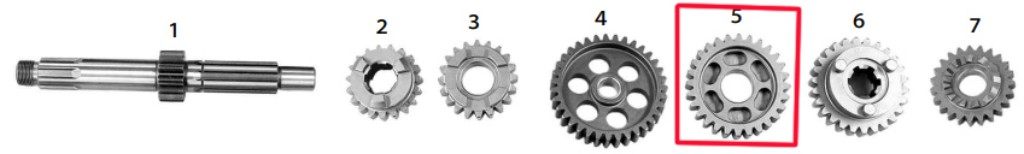 SP武川 SPタケガワ 【補修部品】 カウンターシャフト サードギア (28T) ミッション・ギア エンジンパーツ エンジン