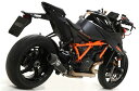 ARROW アロー X-KONE スリップオンマフラー 1290 SUPERDUKE R KTM マフラー サイレンサー材質:ステンレスダーク(2)