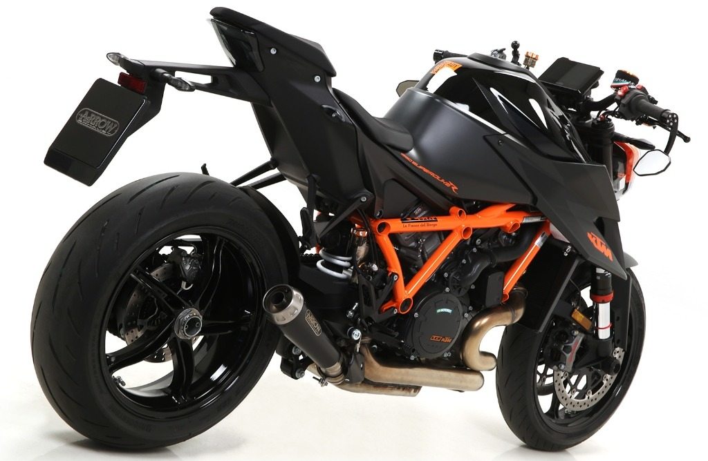 ARROW アロー PRO-RACE スリップオンマフラー 1290 SUPERDUKE R KTM マフラー サイレンサー材質：ステンレス