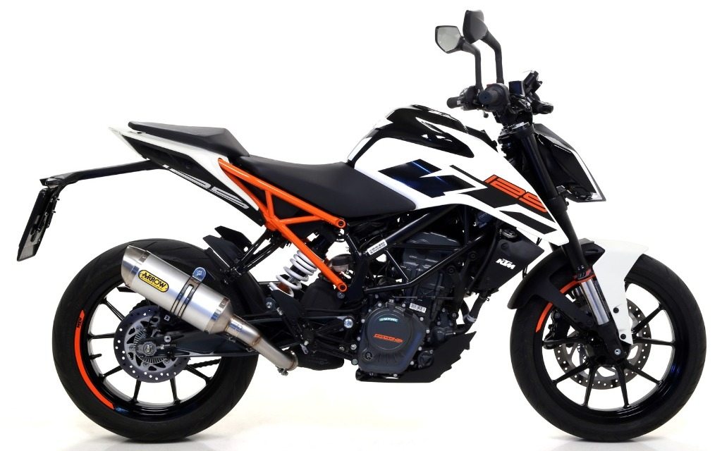 ARROW アロー THUNDER スリップオンマフラー RC 125 390 DUKE KTM マフラー サイレンサー材質：アルミニウム
