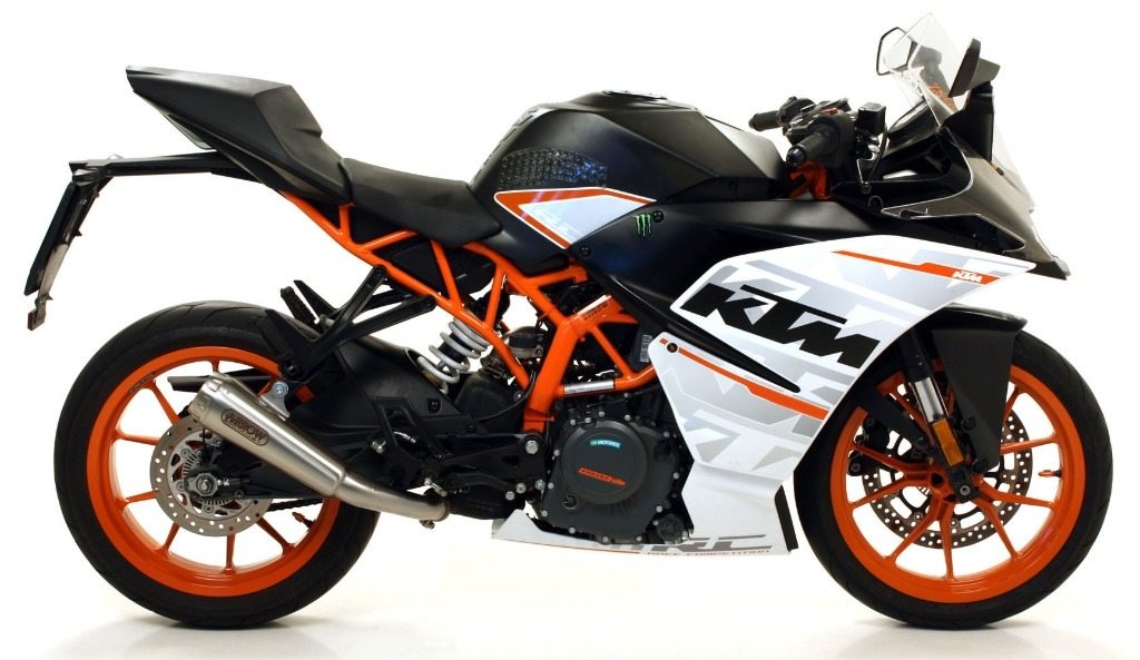 ARROW アロー PRO-RACE スリップオンマフラー RC 125 390 KTM マフラー サイレンサー材質：ステンレス