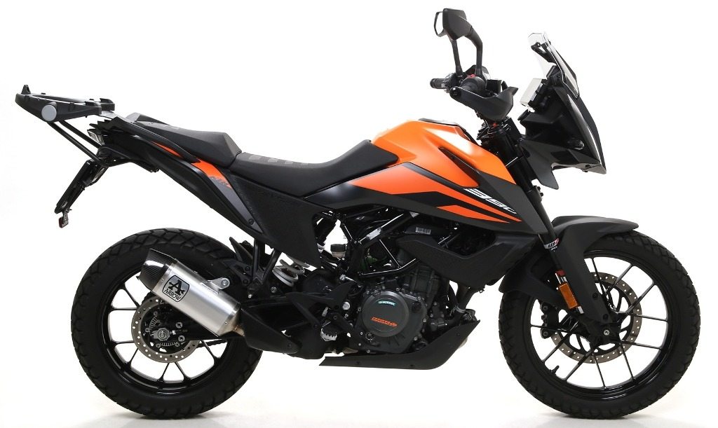 ARROW アロー INDY RACE スリップオンマフラー 390 ADVENTURE KTM マフラー サイレンサー材質：アルミニウム