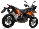 ARROW アロー Race-Tec スリップオンマフラー 690 SM KTM マフラー サイレンサー材質:チタン