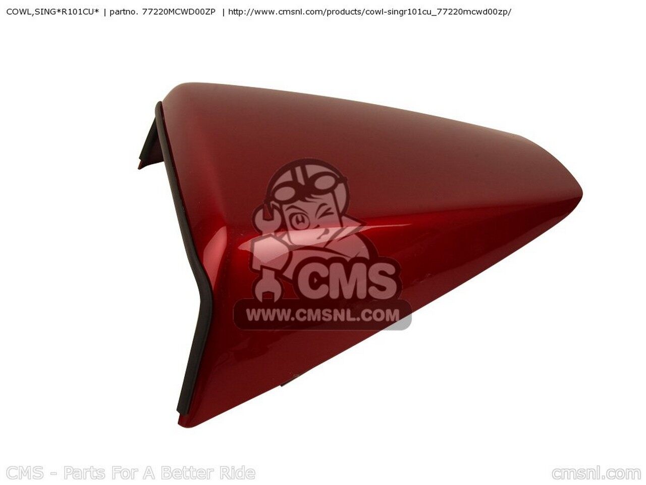 CMS シーエムエス COWL，SING*R101CU* VFR800 6 AUSTRALIA ENGLAND EUROPEAN DIRECT SALES FRANCE / CMF IRELAND 8 TWO 9 MK MME TYPE 2 ENGLAN DMK 3 4 VFR800A ABS HONDA ホンダ その他シートオプション・補修部品 シート関連 外装