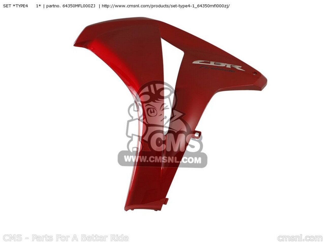 CMS シーエムエス SET *TYPE4 1* CBR1000RA 9 ENGLAND / TYPE 3 ABS MME FRANCE 2 CMF HRC MKH A AUSTRALIA BRAZIL 5 EUROPEAN DIRECT SALES 4 KOREA B REP EURO TYPE4 HONDA ホンダ サイドカウル・サイドカバー カウル関連 外装