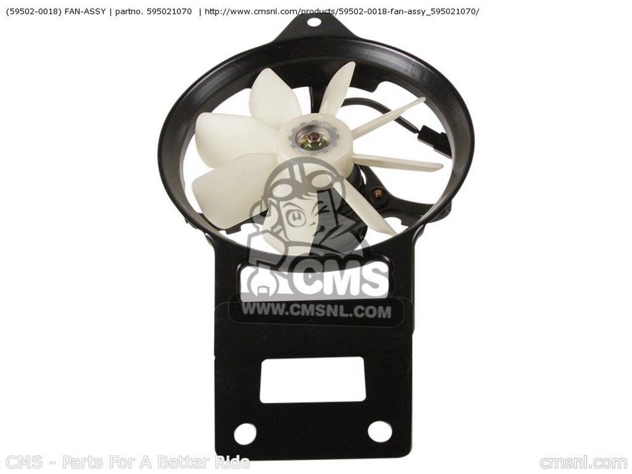 CMS �������२�� (595020018) FAN-ASSY EX500D11 NINJA 500R 2004 USA CALIFORNI...