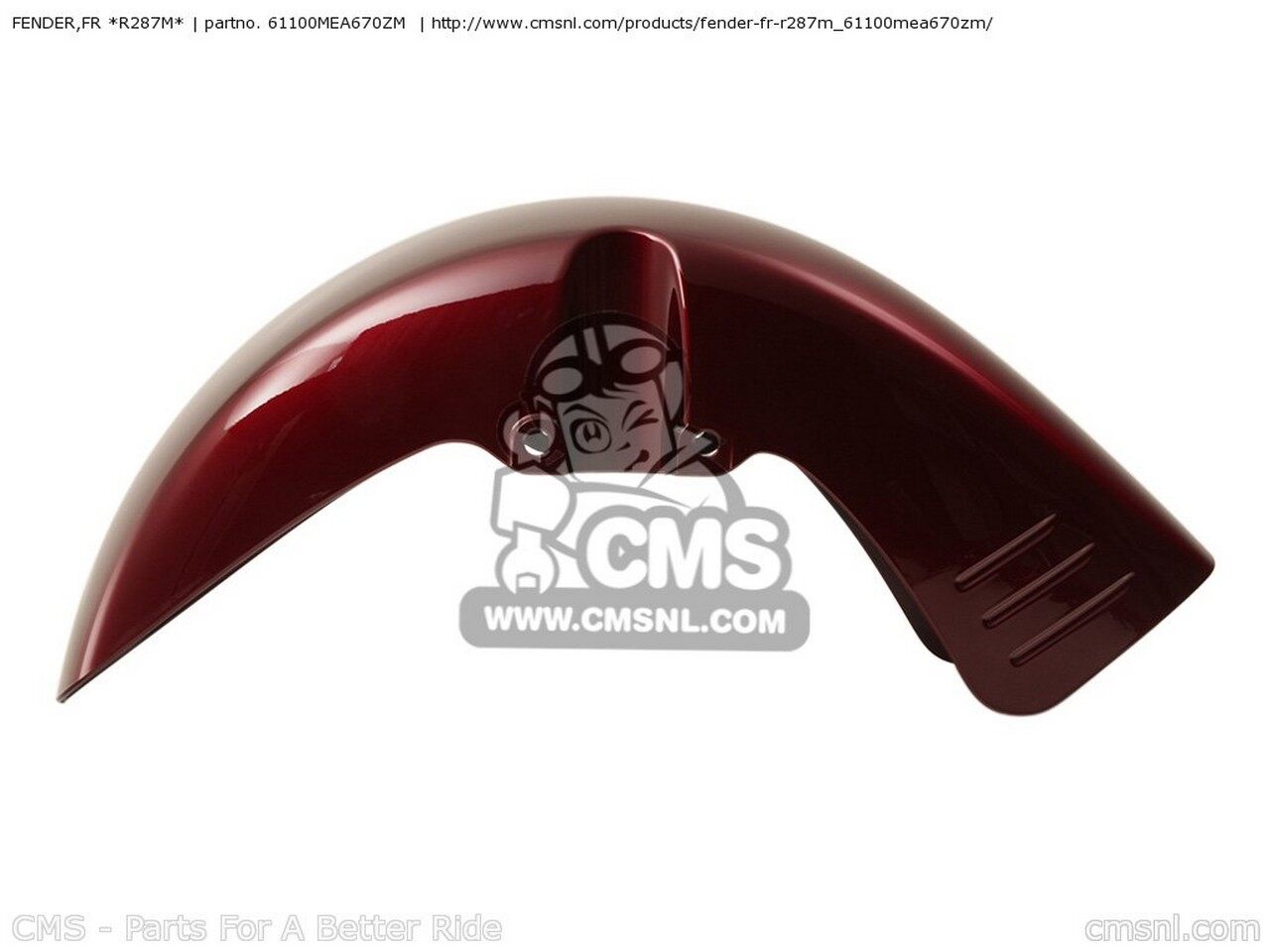 CMS �������२�� FENDER��FR *R287M* VTX1300S 2006 6 AUSTRALIA ENGLAND EUROPEAN DIRECT SALES FRANCE IRELAND 2007 7 / CMF HONDA �ۥ�� �ե���ȥե������ �ե��������Ϣ ����