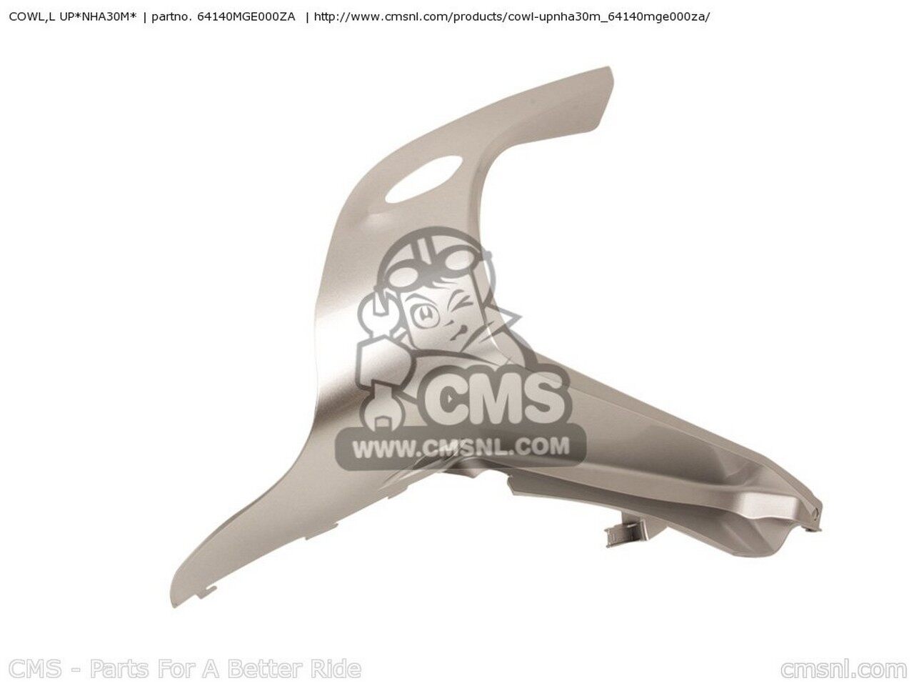 CMS �������२�� COWL��L UP*NHA30M* VFR1200F A AUSTRALIA CHINA ENGLAND / MKH EUROPEAN DIRECT SALES FRANCE CMF KOREA B VFR1200FD BRAZIL HONDA �ۥ�� ���åѡ������롦�ե���ȥ����� �������Ϣ ����