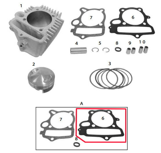 SP武川 SPタケガワ 【補修部品】 ヘッドガスケット エンジンガスケット エンジンパーツ エンジン(2.0)