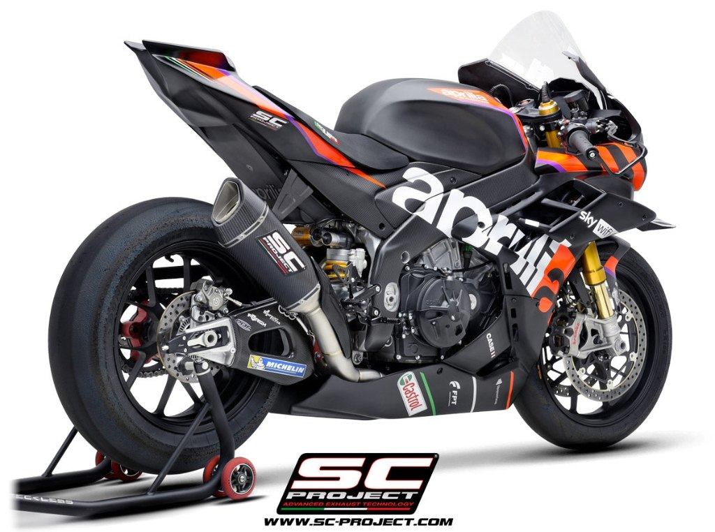 SC-PROJECT SCプロジェクト レーシング フルチタン フルエキゾーストシステム & SC1-R サイレンサー RSV4 FACTORY APRILIA アプリリア フルエキゾーストマフラー マフラー
