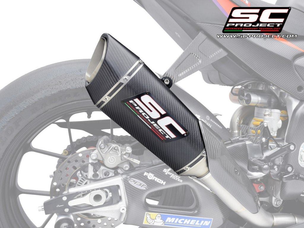 SC-PROJECT SCプロジェクト フルエキゾーストシステム専用 SC1-R スリップオンサイレンサー RSV4 FACTORY APRILIA アプリリア スリップオンマフラー マフラー