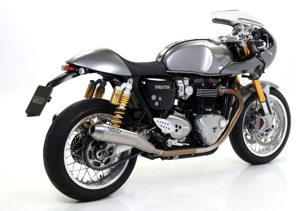 ARROW アロー PRO-RACING スリップオンマフラー SPEED TWIN 1200 THRUXTON R RS TRIUMPH トライアンフ マフラー サイレンサー材質：ステンレス