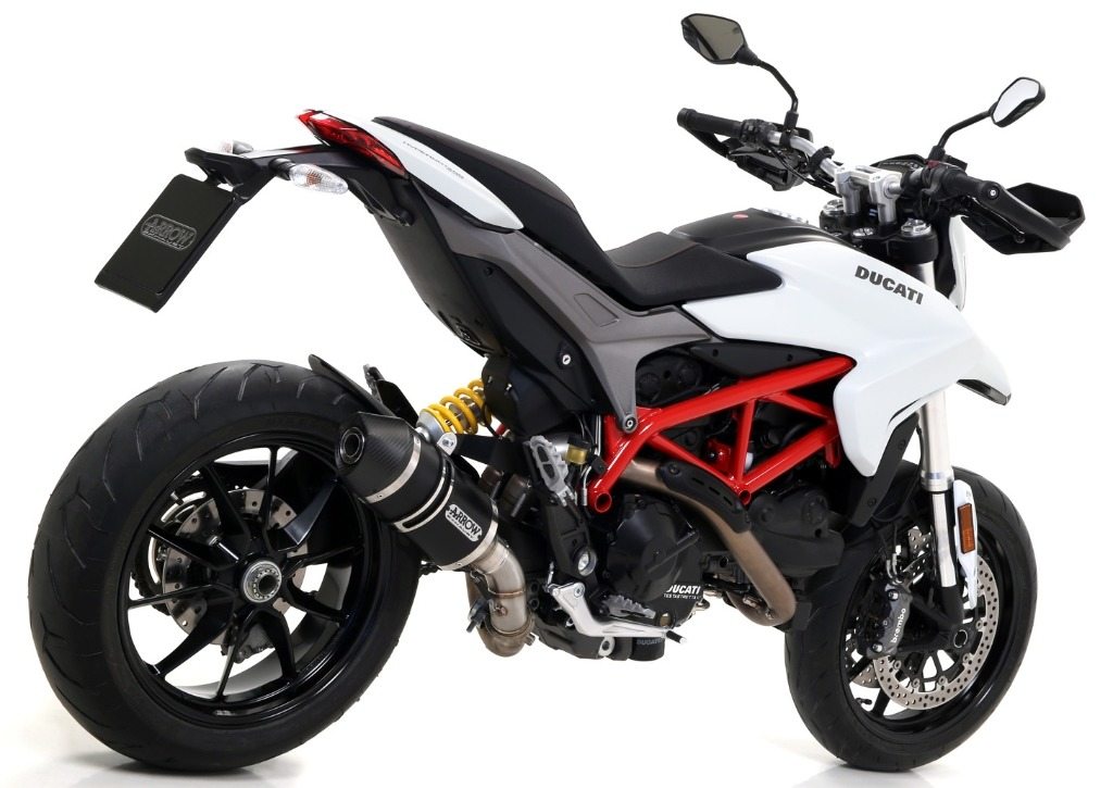 ARROW アロー RACE-TECH スリップオンマフラー HYPERMOTARD HYPERSTRADA DUCATI ドゥカティ マフラー サイレンサー材質：アルミニウムダーク
