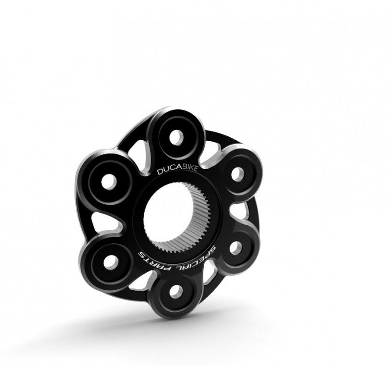 DUCABIKE (DBK) ドゥカバイク (ディービーケー) リアスプロケットフランジ PANIGALE V4 R SP2 SPECIALE S STREETFIGHTER SP DUCATI ドゥカティ スプロケットキャリア 駆動系 カラー：ブラック