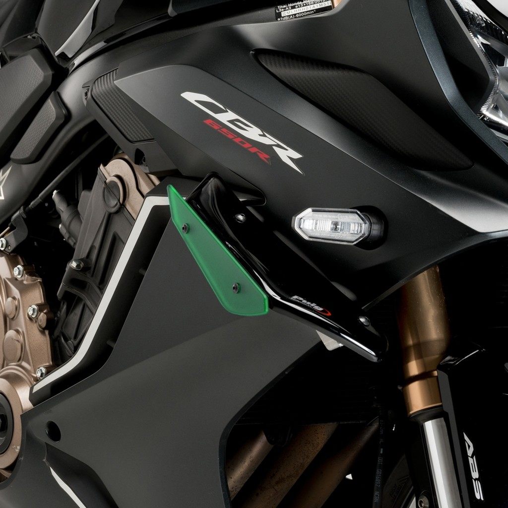 Puig プーチ サイドダウンフォーススポイラー(Downforce Sport Side Spoilers) CBR650R HONDA ホンダ スポイラー・ウイング 外装