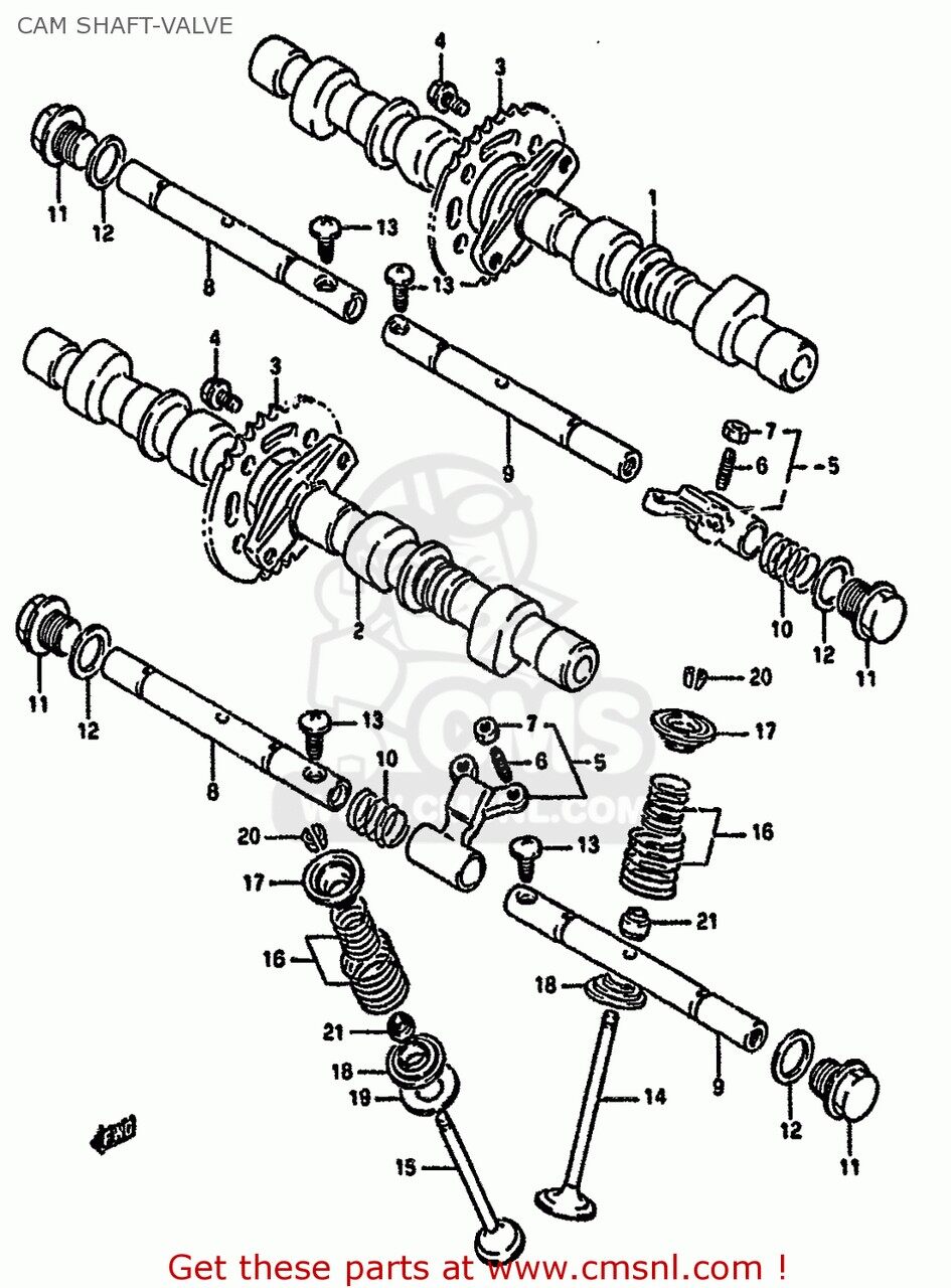 CMS シーエムエス (1271134C01) CAMSHAFT GSF400 1991 M E02 E04 E16 E21 E22 E24 E25 E34 E53 1992 N ..