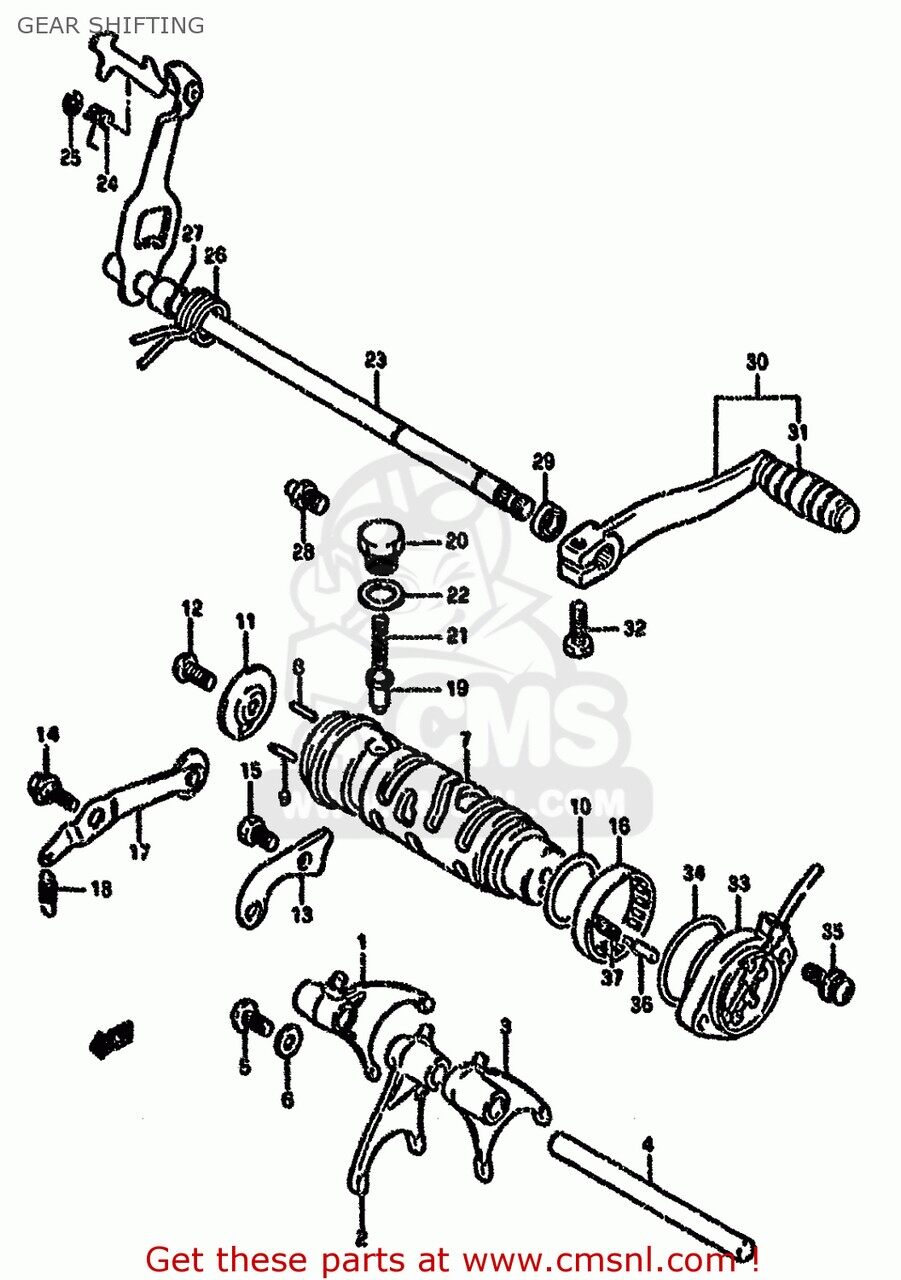 CMS シーエムエス CAM，GEAR SHIFT SUZUKI スズキ ミッション・ギア エンジンパーツ エンジン