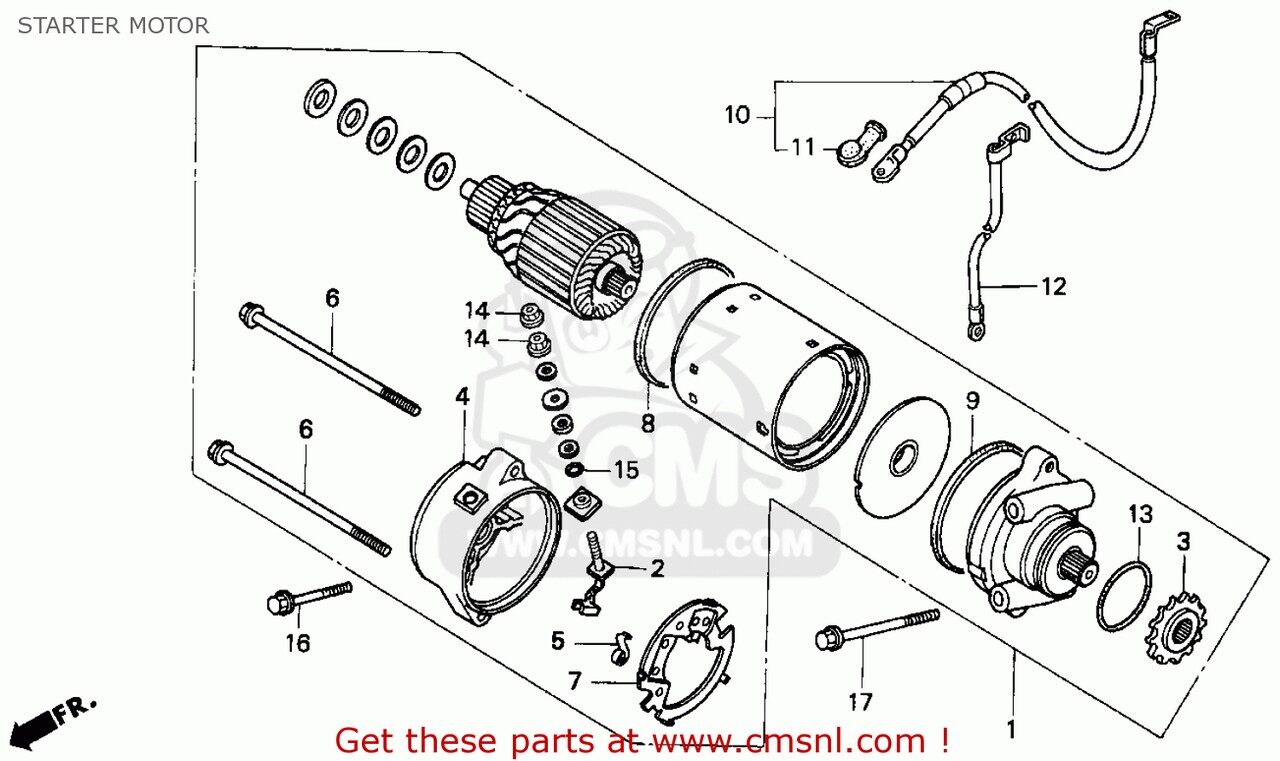 CMS シーエムエス MOTOR ASSY STARTE CA125 REBEL T AUSTRIA | KPH S HONDA ホンダ スターターモーター 電装系