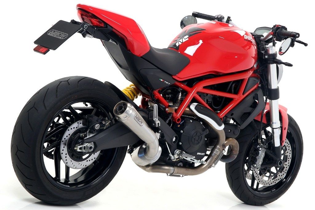 ARROW アロー PRO-RACE スリップオンマフラー MONSTER 797 SCRAMBLER 800 CAFE RACER CLASSIC DUCATI ドゥカティ マフラー サイレンサー材質：ステンレス