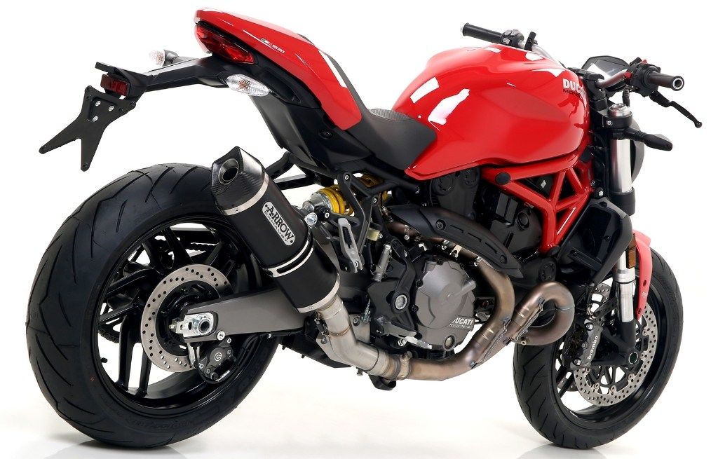 ARROW アロー RACE-TECH スリップオンマフラー MONSTER 821 DUCATI ドゥカティ マフラー サイレンサー材質：アルミニウムダーク