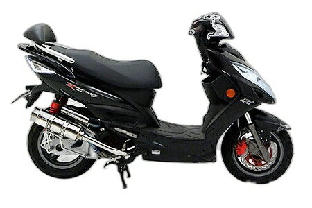 WirusWin ウイルズウィン ロイヤルマフラー　バズーカタイプ Racing125FI KYMCO キムコ フルエキゾーストマフラー マフラー