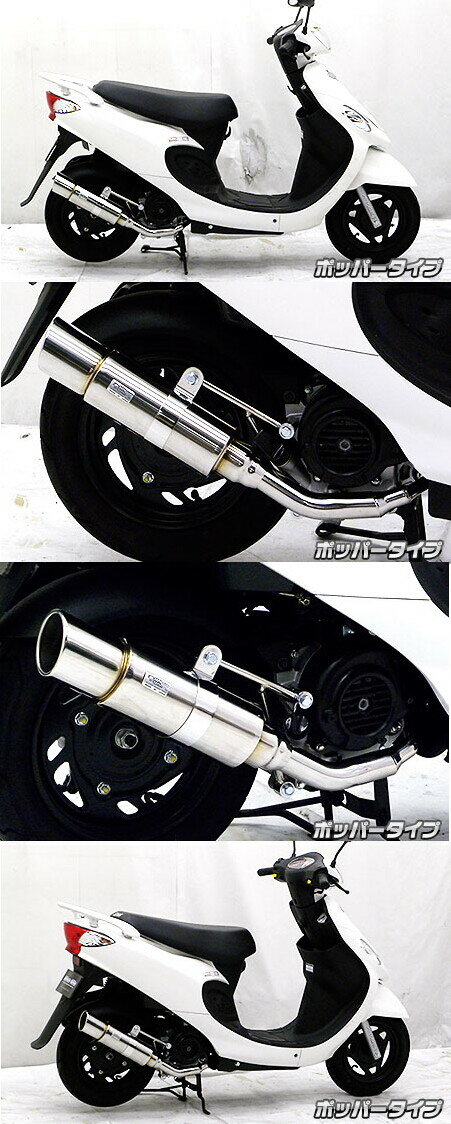 WirusWin ウイルズウィン ロイヤルマフラー ポッパータイプ X゛PRO風 50 SYM フルエキゾーストマフラー マフラー