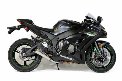 Brock’s ブロックス System Single Alien Head2 スリップオンマフラー ZX-10R KAWASAKI カワサキ タイプ：ステンレスマフラー(ブラックセラミックコート)