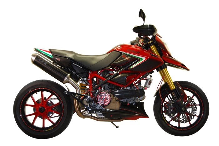 SPARK EXHAUST スパーク マフラー OVAL スリップオンマフラー シングル HYPERMOTARD 1100 S EVO SP 07-12 DUCATI ドゥカティ