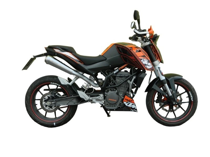 SPARK EXHAUST スパーク マフラー GPスタイル スリップオンマフラー DUKE 125 200 12-16 KTM