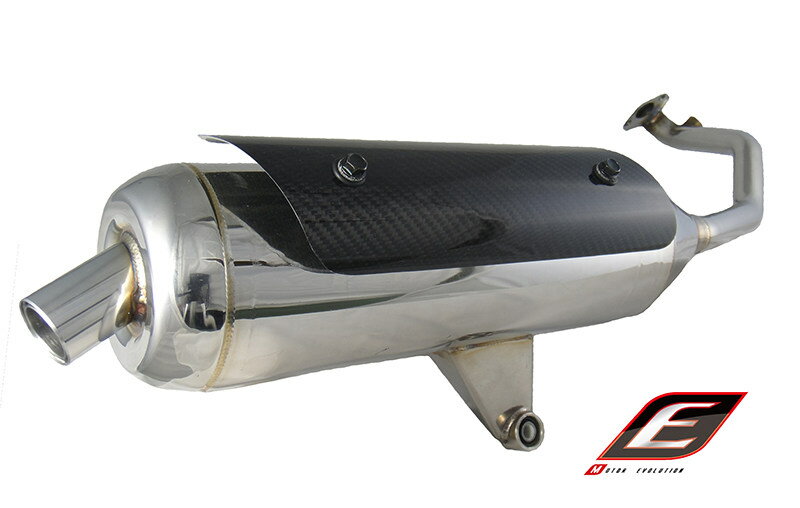 EPIC エピック ステンレスフルエキゾーストマフラー (カーボンヒートガードセット) RACING150Fi KYMCO キムコ フルエキゾーストマフラー マフラー