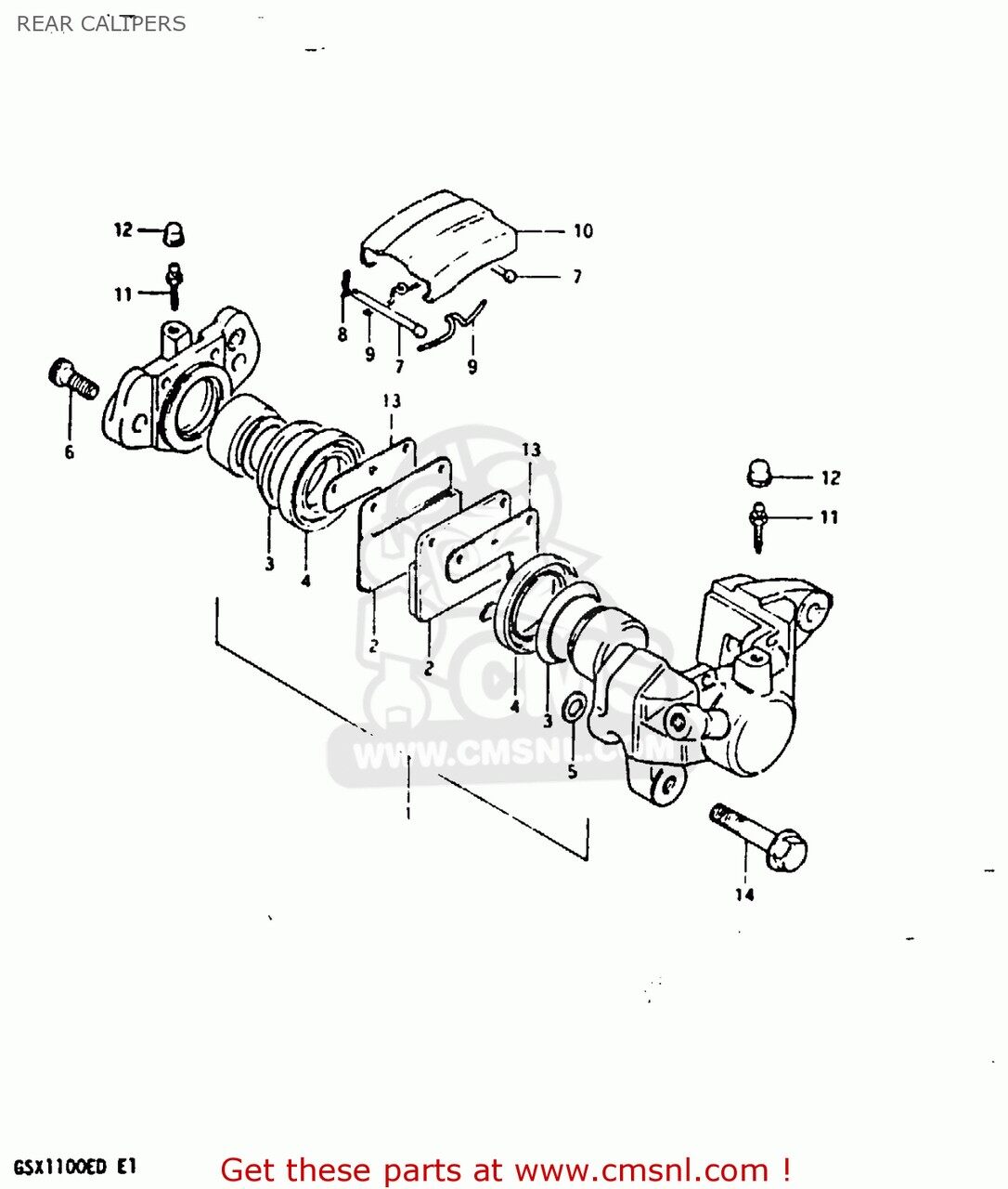 ■商品概要リアキャリパー■注意点※パーツリストの画像は「Suzuki Gs1100s 1983 (d) Usa (e03)」の車種のものです。※一部商品は、パーツリストの画像番号が変更となり、商品情報記載の画像番号と異なるケースがあります。その場合は、パーツリストと商品名から対象商品をご判断の上、ご購入ください。※商品によっては、メーカー在庫限りの商品で、再販されない商品があります。商品の流通状況によっては、完売や廃番となってしまう商品もございます。あらかじめご了承の上、ご注文ください。※商品によっては、当時の純正部品ではなく、純正部品の形状、カラーを元に復元した商品(リプロパーツ)もあります。あらかじめご了承ください。※輸入商品の為、商品によっては、1か月以上納期がかかる商品もございます。　※受注後のキャンセル、返品、都合交換はできません。予めご了承ください。■適合車種GS1100E 1982 (Z) USA (E03)&ensp;GS1100E 1982 (Z) USA (E03)GS1100E 1983 (D) USA (E03)&ensp;GS1100E 1983 (D) USA (E03)GS1100ES 1982 (Z) USA (E03)&ensp;GS1100ES 1982 (Z) USA (E03)GS1100ES 1983 (D) USA (E03)&ensp;GS1100ES 1983 (D) USA (E03)GS1100GL 1982 (Z) USA (E03)&ensp;GS1100GL 1982 (Z) USA (E03)GS1100GL 1983 (D) USA (E03)&ensp;GS1100GL 1983 (D) USA (E03)GS1100S 1983 (D) USA (E03)&ensp;GS1100S 1983 (D) USA (E03)GS850GL 1982 (Z) USA (E03)&ensp;GS850GL 1982 (Z) USA (E03)GS850GL 1983 (D) USA (E03)&ensp;GS850GL 1983 (D) USA (E03)