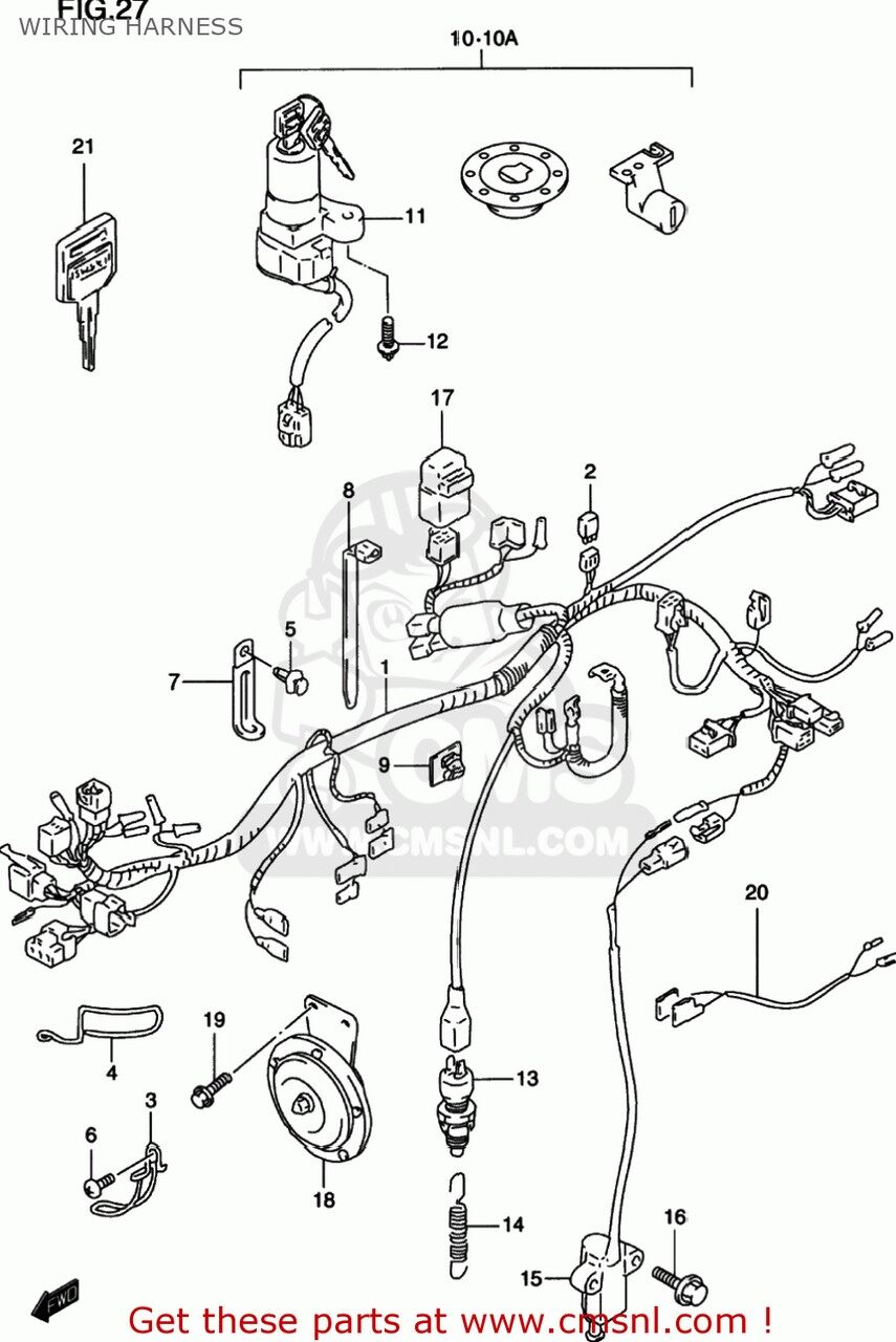 ■商品概要ワイヤーハーネス画像番号10■注意点※パーツリストの画像は「Suzuki Gs500e 1997 (v) Usa (e03)」の車種のものです。※一部商品は、パーツリストの画像番号が変更となり、商品情報記載の画像番号と異なるケースがあります。その場合は、パーツリストと商品名から対象商品をご判断の上、ご購入ください。※商品によっては、メーカー在庫限りの商品で、再販されない商品があります。商品の流通状況によっては、完売や廃番となってしまう商品もございます。あらかじめご了承の上、ご注文ください。※商品によっては、当時の純正部品ではなく、純正部品の形状、カラーを元に復元した商品(リプロパーツ)もあります。あらかじめご了承ください。※輸入商品の為、商品によっては、1か月以上納期がかかる商品もございます。　※受注後のキャンセル、返品、都合交換はできません。予めご了承ください。■適合車種GS500E 1997 (V) USA (E03)&ensp;GS500E 1997 (V) USA (E03)GS500E 1998 (W) USA (E03)&ensp;GS500E 1998 (W) USA (E03)GS500E 1999 (X) USA (E03)&ensp;GS500E 1999 (X) USA (E03)GS500E 2000 (Y) USA (E03)&ensp;GS500E 2000 (Y) USA (E03)