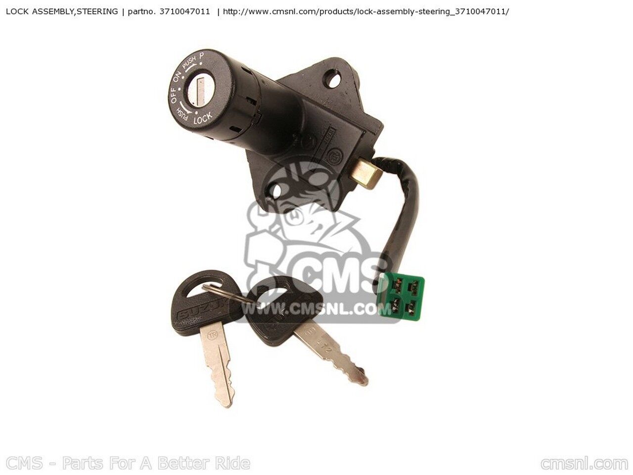 CMS シーエムエス (37100-45301) LOCK ASSEMBLY，STEERING SUZUKI スズキ キーシリ...