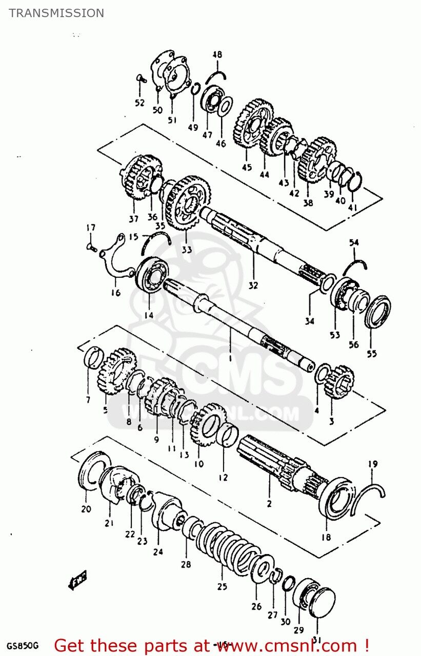 CMS シーエムエス GEAR，5TH DRIVE(NT：26) GS1000 1980 T USA E03 1981 X GS1000G GENERAL EXPORT E01..