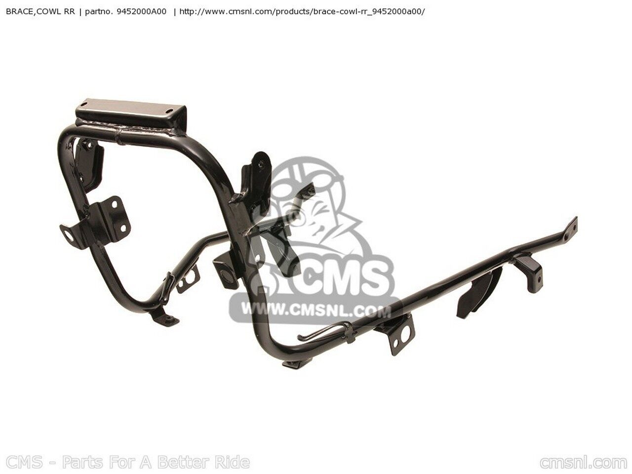 CMS シーエムエス BRACE，COWL RR GS1150 1984 E USA E03 1985 F 1986 G GS1150EF GS1150EF2 GS1150EG GS1150ES3 GS1150ESE GS1150ESF GS1150ESG SUZUKI スズキ カウルステー 外装