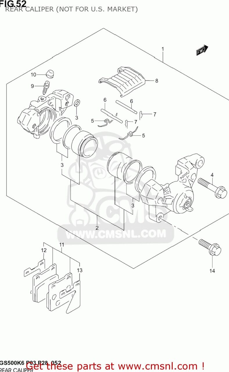 ■商品概要リアキャリパー(U.s.マーケット用ではありません)画像番号1■注意点※パーツリストの画像は「Suzuki Gs500f 2004 (k4) Usa (e03)」の車種のものです。※一部商品は、パーツリストの画像番号が変更となり、商品情報記載の画像番号と異なるケースがあります。その場合は、パーツリストと商品名から対象商品をご判断の上、ご購入ください。※商品によっては、メーカー在庫限りの商品で、再販されない商品があります。商品の流通状況によっては、完売や廃番となってしまう商品もございます。あらかじめご了承の上、ご注文ください。※商品によっては、当時の純正部品ではなく、純正部品の形状、カラーを元に復元した商品(リプロパーツ)もあります。あらかじめご了承ください。※輸入商品の為、商品によっては、1か月以上納期がかかる商品もございます。■適合車種GS500F 2004 (K4) USA (E03)&ensp;GS500F 2004 (K4) USA (E03)GS500F 2005 (K5) USA (E03)&ensp;GS500F 2005 (K5) USA (E03)GS500F 2006 (K6) USA (E03)&ensp;GS500F 2006 (K6) USA (E03)