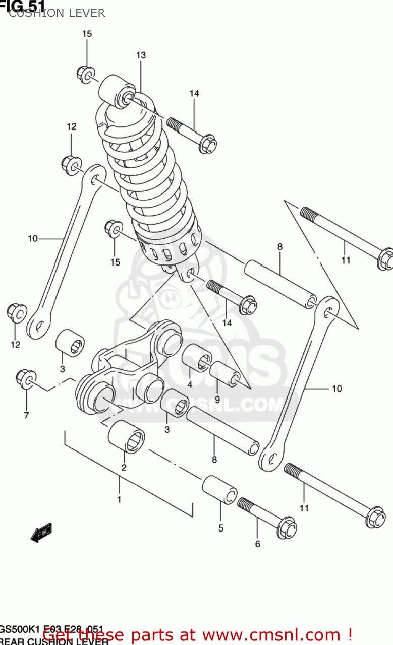 CMS २ ֥ ASSY(6210001D21) GS500 2001 K1 USA E03 2002 K2 GS500F 2004 K4 2005 K5 2006 K6 SUZUKI  ꥢڥ󥷥 ڥ󥷥 ­