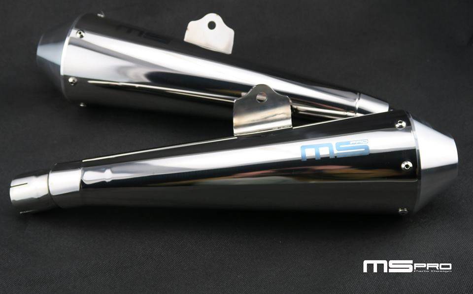MSPRO エムエスプロ スリップオンサイレサー T100 TRIUMPH トライアンフ スリップオンマフラー マフラー