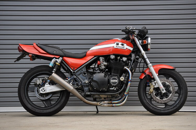 POWER BUILDER パワービルダー 手曲げメガホンマフラー ZEPHYR1100